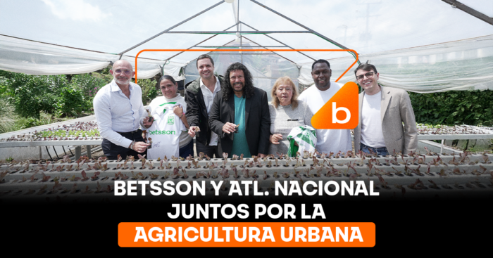 Betsson y Atlético Nacional apoyan iniciativa de agricultura urbana en Bogotá, Colombia